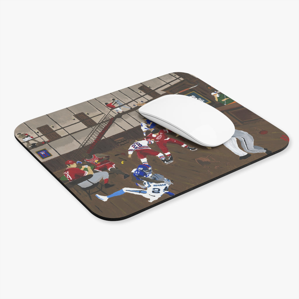 'Bar Fight' Mouse Pad