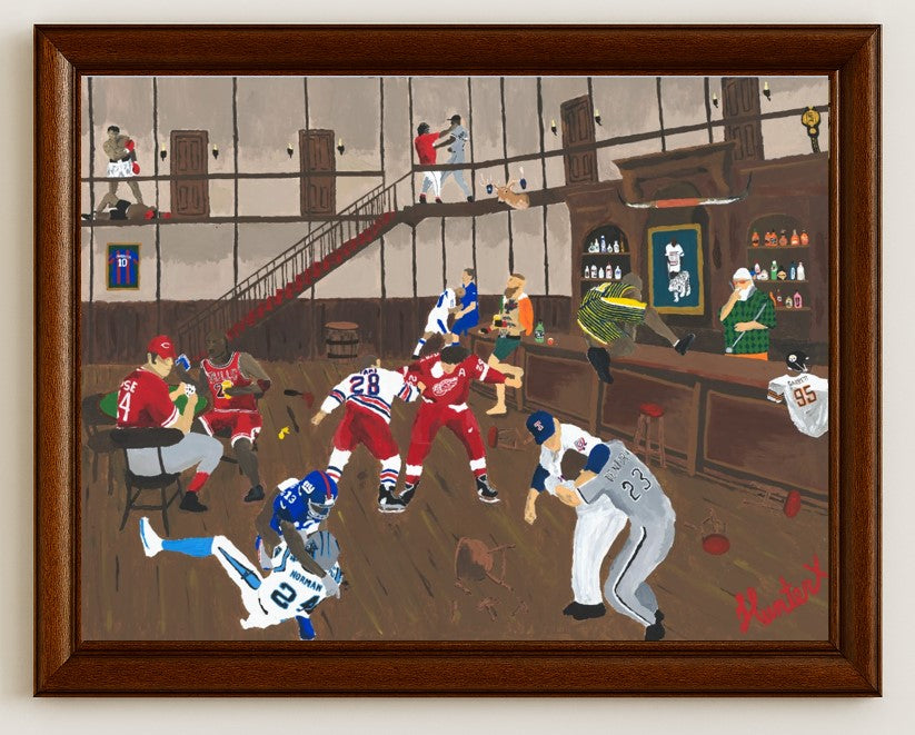'Bar Fight' Print