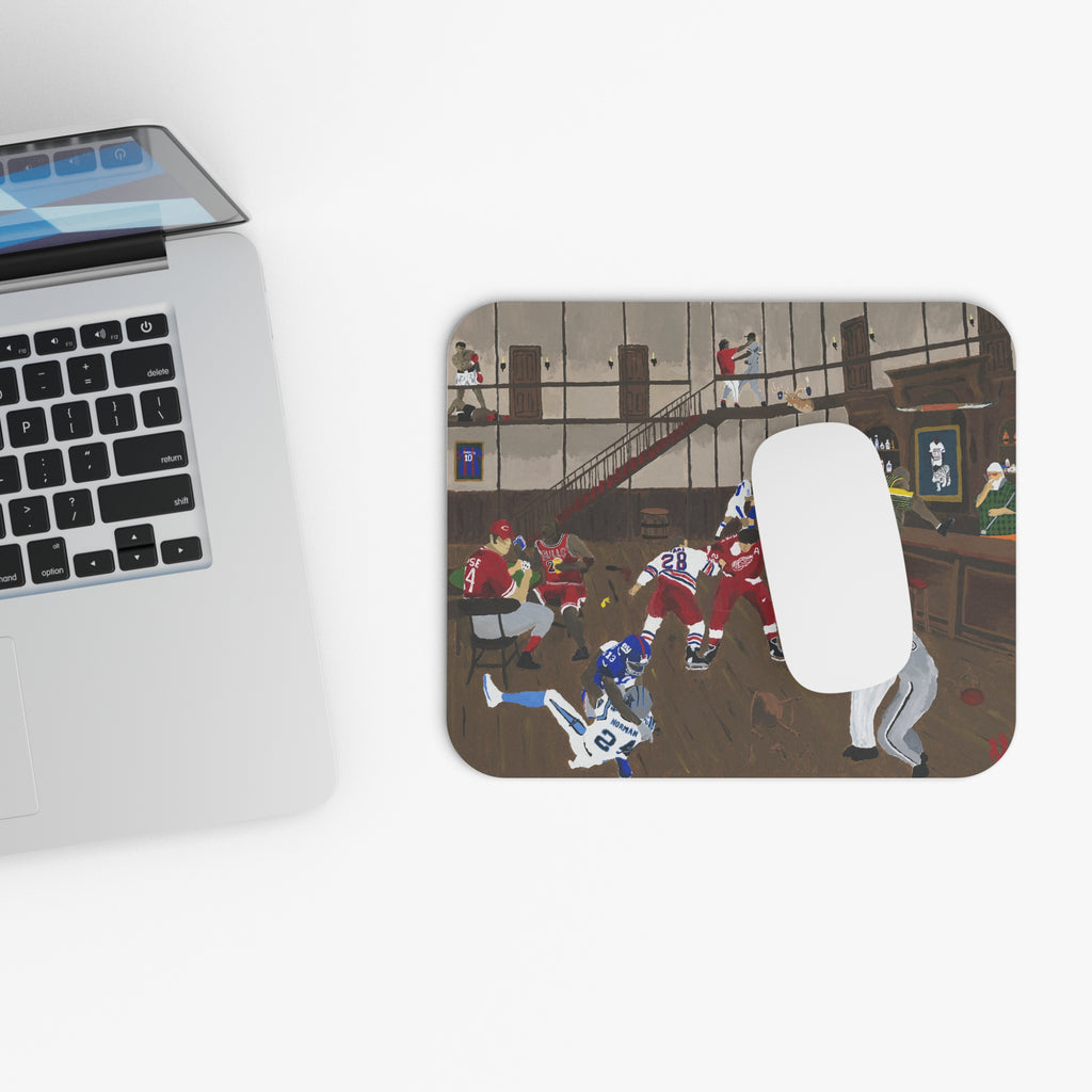 'Bar Fight' Mouse Pad